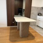 Trpezarijski sto Edinburgh (staklo) - Gvozdena ruka